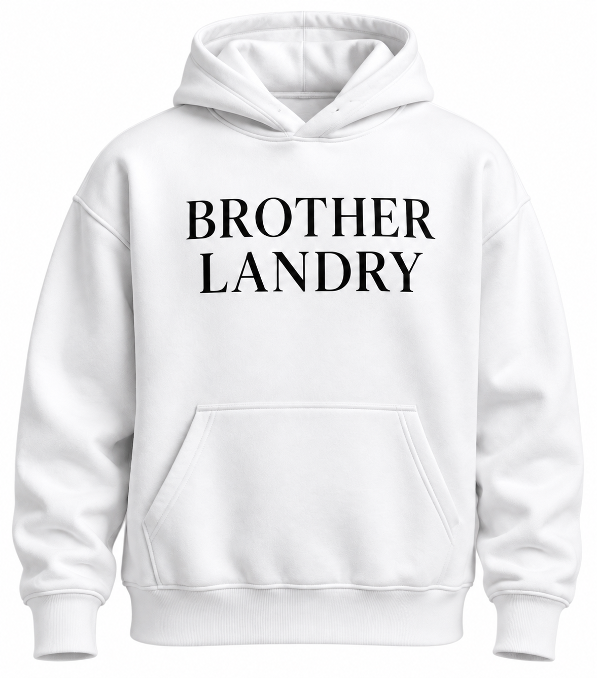 Brother Landry Hoodie Signature, White