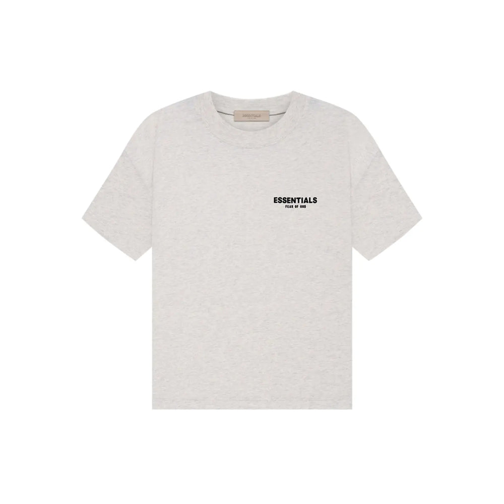 FEAR OF GOD ESSENTIALS T-shirt — Light Oatmeal — Large