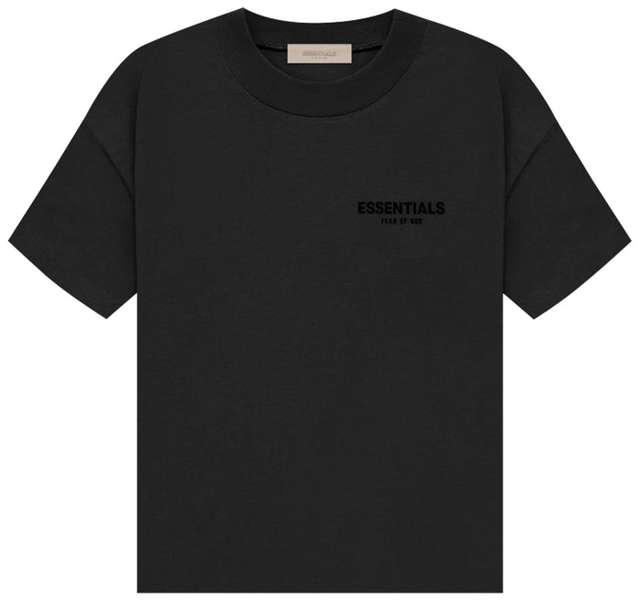 FEAR OF GOD ESSENTIALS T-shirt, Stretch Limo Black